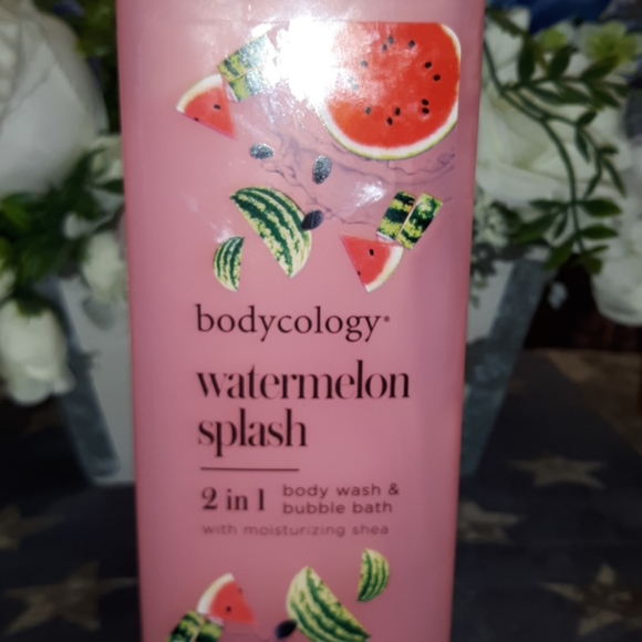 🆕️"WATERMELON SPLASH" BODYCOLOGY BODY WASH SET~ FREE BODY PUFF - Picture 6 of 8